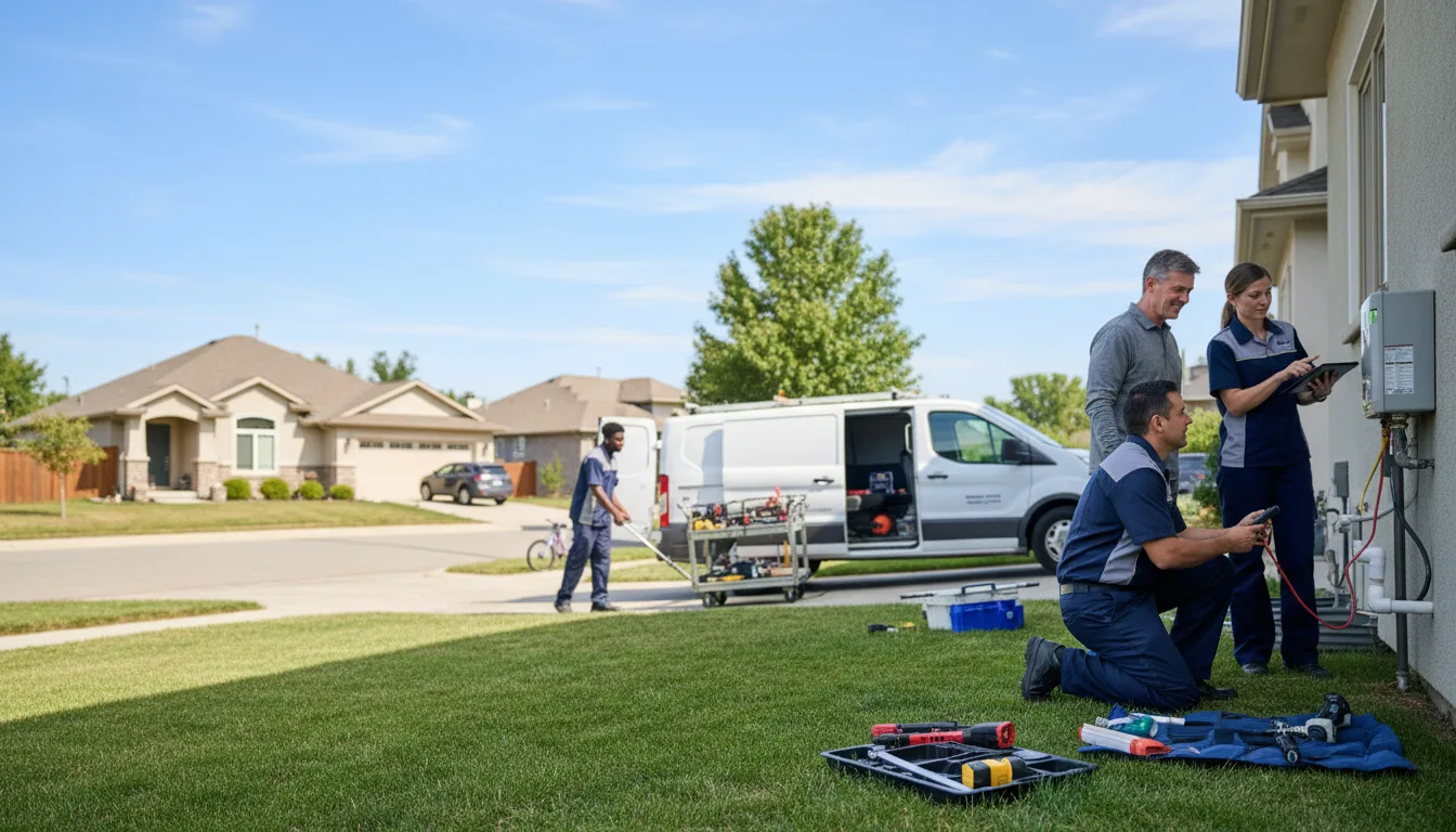 Tankless water heater service in Hamlin, IA